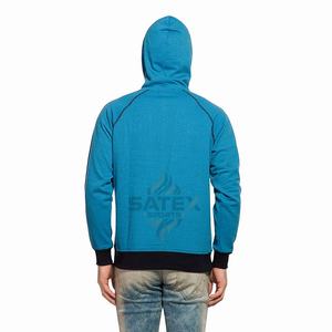 Sudaderas con capucha de lana regular para hombre de alta calidad, chaqueta térmica de invierno de manga completa, logotipo impreso personalizado, cordones, Color sólido - Product Image 2