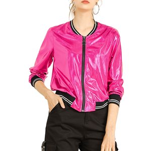 El mejor diseño de chaqueta de satén para mujer, cómoda y transpirable, forro de tela de Color personalizado, recién llegado, suministro al por mayor - Product Image 2