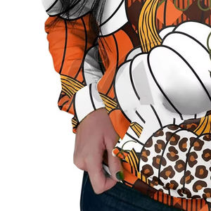 Sudadera con capucha de sublimación gráfica personalizada para mujer-Diseño de impresión completa con colores vibrantes, ideal para atuendos Casuales - Product Image 4