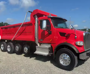 Venta al por mayor de camiones volquete usados Peterbilt T567 con eje de 2020, 2021 y 2022 - Camiones volquete de 19' y 20' listos para exportar a todo el mundo - Product Image 2