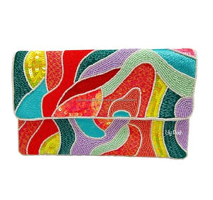 Nouvelle Collection indien Style bohème Designer femmes Boho perlé sacs de messager à la main sac à bandoulière soirée Shopping pochette - Product Image 5