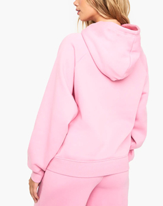 Sweat à capuche avec logo imprimé personnalisé de haute qualité pour les femmes vente en gros de sweats à capuche personnalisés de haute qualité 100% coton grande taille pour les femmes - Product Image 2