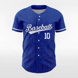 Maillot de baseball boutonné pour hommes de la meilleure qualité 100% polyester sublimé fournisseur de maillot de baseball en gros du Pakistan - Product Image 2