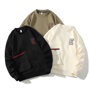 Automne cordon sweats à capuche sweat pour hommes gris bleu Hip Hop Punk pull coréen décontracté mode vêtements surdimensionné 5XL - Product Image 4