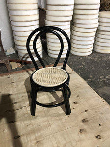 Jolie chaise en rotin fait à la main pour enfants, taille enfant en bas âge, couleur spéciale rose et noir, à vendre, 10% - Product Image 4