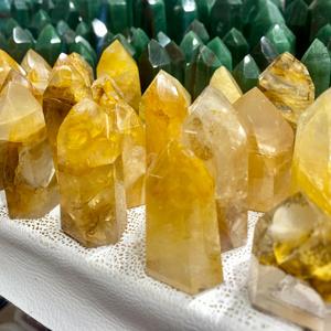 หอรักษาทองคำงานฝีมือหินควอตซ์กึ่งมีค่าทำจากอัญมณี - Product Image 2