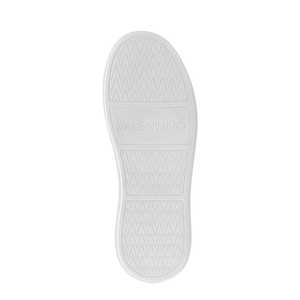 Zapatillas Casuales para Hombre Rey con Logotipo V, Parte Superior de Piel de Becerro, Lengüeta de Goma con Logotipo V, Detalle de Logotipo en Contraste, Hechas en Italia, Estilo para Caminar con Suela de Goma Blanca - Product Image 6