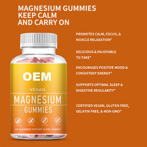 Complexe de magnésium OEM bon marché Gummies Candy Supplément Dosage pour adultes - Product Image 5