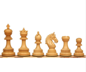 Pièces d'échecs de luxe de style Staunton de 4.2 pouces avec combinaison de bois de palissandre et de buis pour la compétition internationale - Product Image 5