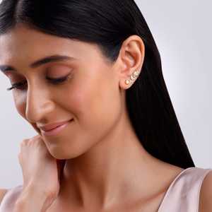 Boucles d'oreilles diamant rosette - Product Image 1