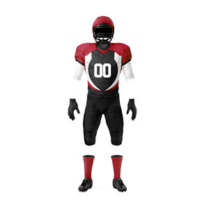 Uniforme de Fútbol Americano de Poliéster 100%, Estilo Nuevo, Manga Corta, Diseño con Logotipo Estampado en la Parte Delantera, Talla Grande, Transpirable para Verano - Product Image 3