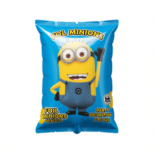 Ballon Minions en aluminium 40x63cm, décoration de fête, sac de 2 pièces - Product Image 2