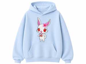 Sudadera con capucha unisex extragrande con bordado personalizado de gato, estilo urbano - Product Image 1