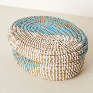 Cesta Elegante de Seagrass con Tapa, Cesta de Almacenamiento Tejida a Mano, Organizador Ecológico para el Hogar, Fabricante Mayorista de Vietnam - Product Image 6