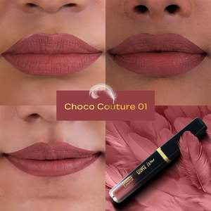 Lápiz Labial Líquido 2 en 1 Comfy Matte Wow - 10 Tonos, Brillo Labial Hidratante Halal para Damas - Product Image 2