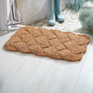 Paillasson naturel tissé à la main paillassons noués commerciaux pour l'entrée de la porte d'entrée tailles personnalisées disponibles - Product Image 6