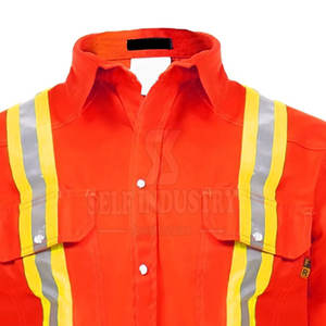 Precio razonable por encargo de los hombres de soldadura FR Camisas OEM Servicio de alta calidad de los hombres de soldadura FR Camisas - Product Image 6