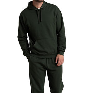 Sweat à capuche personnalisé pour hommes 100% coton Double flanelle Plaid Zipper Design Vintage Stone Washed Street Fashion pour l'hiver - Product Image 1