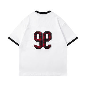 Camiseta Deportiva Unisex Estilo Americano Vintage 2025, Diseño Bordado, Estilo Béisbol, Holgada, para Parejas, Transpirable, 100% Poliéster - Product Image 3