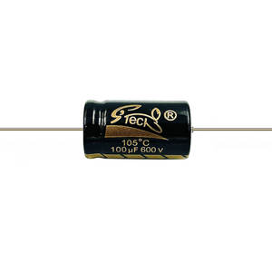 Condensateurs électrolytiques en aluminium haute tension-fils axiaux 100uf 600v pour radios, téléviseurs, amplis de guitare et équipements audio vintage - Product Image 3