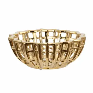 Elegant Handmade <b>Porcelain</b> <b>Bowl</b> for Designer Interiors American Style Party Dinnerware Eco-Friendly Safe Made Zahid Plated - Product Image 1