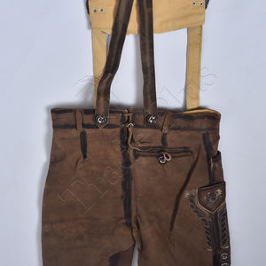 Top Best Quality Lightweight Genuine Leather Oktoberfest Bavarian Lederhosen Wholesale Best Price for Premium Garments - Product Image 6