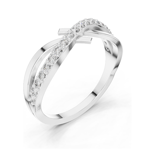 0.266 CT Lab Grown Diamond Ladies <b>Ring</b> VVS-VS Clarity 18KT, 14KT, 10KT Gold & 925 <b>Silver</b> Rose, Yellow, White Gold & - Product Image 5