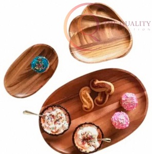 Elegante Bandeja de Servir de Madera con Asas Resistentes, Colores Personalizados, No Tóxica, Duradera, MOQ de 100 Piezas para Uso Doméstico y en Restaurantes - Product Image 4