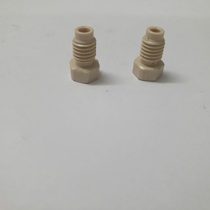 Pièce de guidage de fil en tube céramique POM PEEK durable, œillet à col simple pour équipement textile, pièce de rechange de précision, marque personnalisée - Product Image 1