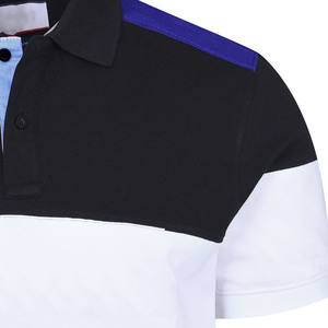 Vente en Gros 100% Coton Polo à Manches Courtes Polo de Couleur Unie pour Hommes - Product Image 6