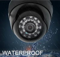 Cámara Domo AHD 1080P | Cámara de Visión Trasera Lateral para Vehículos con Visión Nocturna IR, Impermeable IP69K, para Camiones, Autobuses y Flotas, para Mayor Seguridad en la Conducción