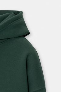 Antique <b>Green</b> Hoodie for <b>Men</b> High Quality Custom Manufacturer <b>Fleece</b> Oversized Hoodie with Thermal Stuff for Winters - Product Image 6