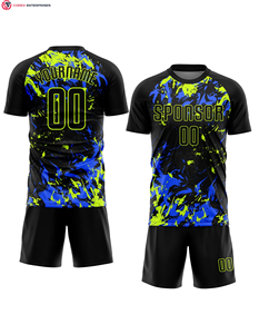 เสื้อฟุตบอลทีมชายหญิงคุณภาพสูงปี 2025 แบบสั่งทำพิเศษ พิมพ์ลายดิจิทัล OEM ODM สำหรับผู้ใหญ่ คลับฟุตบอล โพลีเอสเตอร์ 100% แห้งเร็ว - Product Image 1