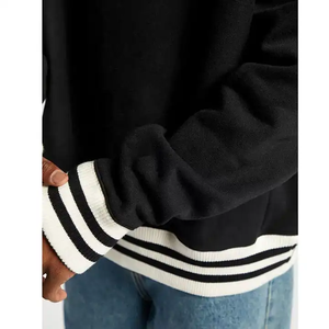 Hombres de alta calidad Nueva moda Ropa gruesa de gran tamaño Mejor calidad Logotipo personalizado Algodón Peso pesado Unisex Sudaderas - Product Image 5