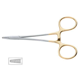 Ensemble d'instruments chirurgicaux Porte-aiguille manuel en acier inoxydable Porte-aiguille à iris Ciseaux Réutilisable Métal de qualité supérieure Med - Product Image 3