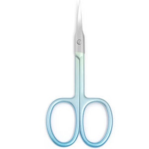 กรรไกรตัดเล็บแบบตรงสำหรับทำเล็บทำจากสเตนเลสสตีลใช้สำหรับหนังกำพร้าสองชั้นสีน้ำเงิน - Product Image 3