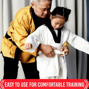 OEM Wholesale 100% Cotton Martial Arts <b>Belts</b> <b>Kids</b> Judo Karate Taekwondo BJJ <b>Belts</b> Custom Double <b>Belts</b> - Product Image 6