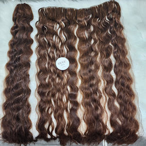 Extensiones de Cabello de Pluma Natural Vietnamita de Calidad Premium, Súper Dobles, para Mujer, Longitud de 16 a 32 Pulgadas - Product Image 1