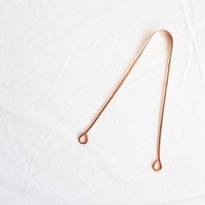 Traditional Wellness Copper <b>Tongue</b> <b>Cleaner</b> For Ayurvedic Oral Hygiene And Detox Practice - Product Image 2
