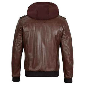 Chaqueta de cuero de calidad superior para hombre, estilo para hombre con chaqueta de cuero de vaca Original 100% - Product Image 2