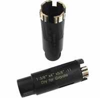 OUDU M14 Foret diamanté en acier brasé sous vide pour granit, scie cloche 6mm 8mm de diamètre, finition oxyde noir, garantie 3 ans
