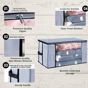 Wholesale Best Price Custom Logo Design Non-Woven Storage <b>Bags</b> <b>Hanging</b> Fabric Cotton Compression Various Sizes Available - Product Image 6