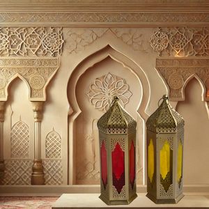 Traditional Moroccan Metal Ramadan <b>Lantern</b> Home Decor Durable Fast Delivery Comforting Light Effect Classic Warm Lighting Accent - Product Image 6