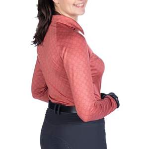 Camisas personalizables de alta demanda para mujer, capa Base, ropa ecuestre al por mayor, camisa para montar a caballo - Product Image 5