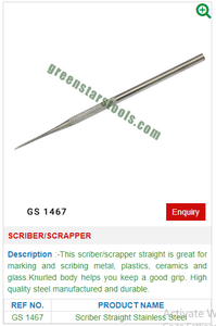 เครื่องมือทำเครื่องประดับแบบตรงทำจากสแตนเลสสตีล เครื่องมือทำเครื่องประดับที่มีความแม่นยำสูง |   หมายเลขสินค้า GS-1467 - Product Image 2