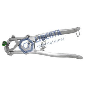 Alicate aplicador de goma de elastador de aluminio, alicate de castración de elastador, aplicador de anillo de goma, instrumentos castradores veterinarios - Product Image 3