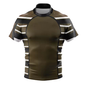 Camiseta de Rugby Deportiva al por Mayor para Hombre, Kits de Rugby OEM, Sublimación de Alta Calidad, Logotipo Personalizado, Camiseta de Rugby para Hombre con OEM - Product Image 6