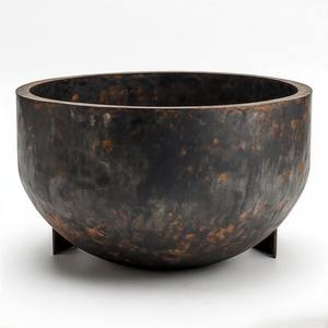 Firepit de hierro VintageGlow con llama recortada que detalla Firepit Bowl para jardín al aire libre Patio Calefacción Camping y uso de decoración - Product Image 2