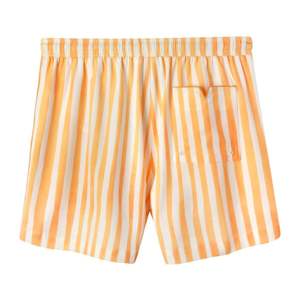 Maillot de bain jaune Striper conçu avec une poche latérale zippée en matériau élastique doux et polyvalent pour la plage ou les entraînements - Product Image 5
