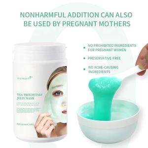 Vente en gros d'extrait de plante 100% naturel gelée d'<span class=keywords><strong>argile</strong></span> Gel boue masque facial collagène anti-âge blanchissant la <span class=keywords><strong>peau</strong></span> masque de sommeil facial vert - Product Image 4
